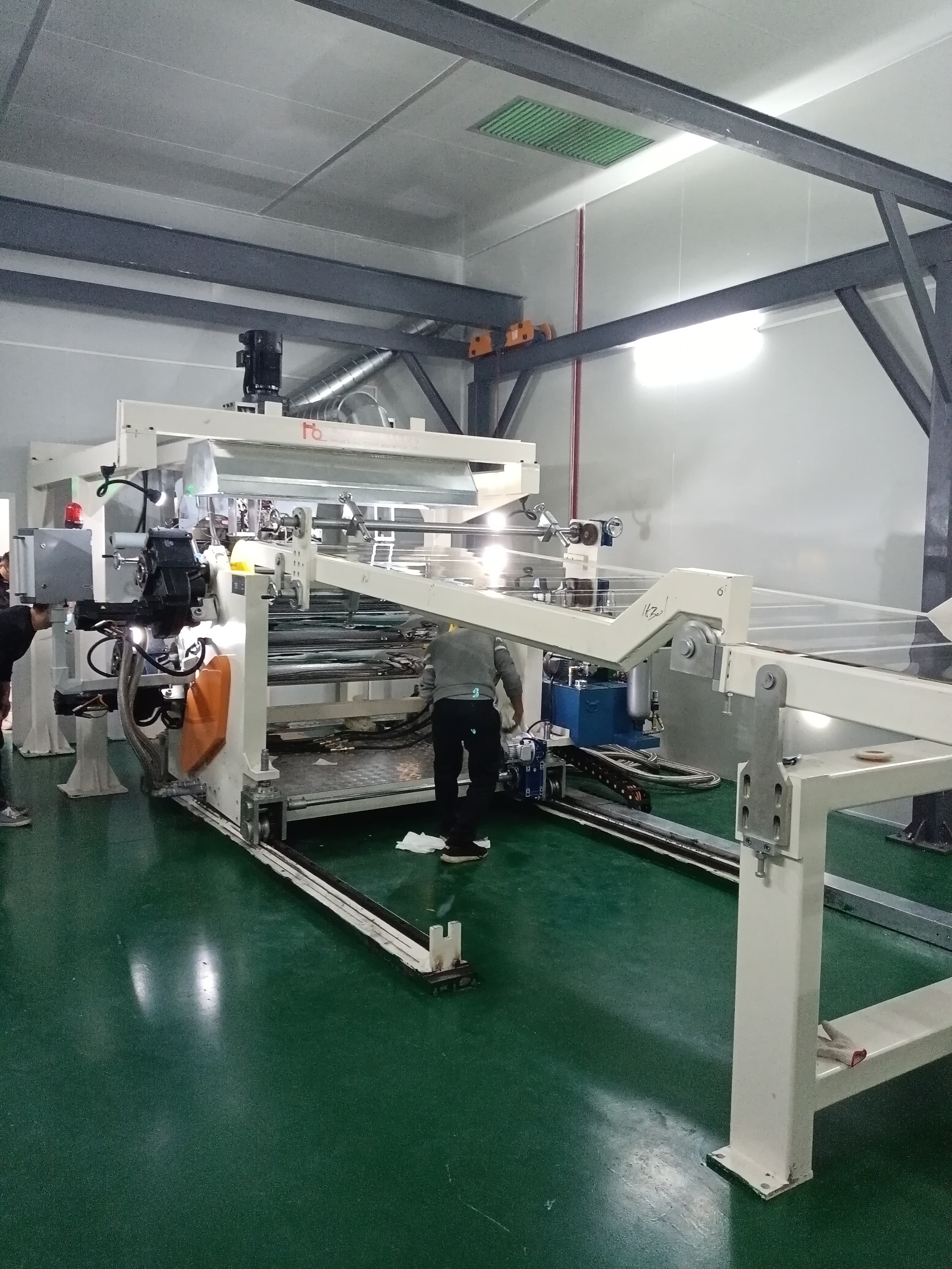  PMMA/PS/PC光學級鏡面片（闆）材擠出生産線（PMMA/PS/PC optic mirror sheet and plate extrusion line)